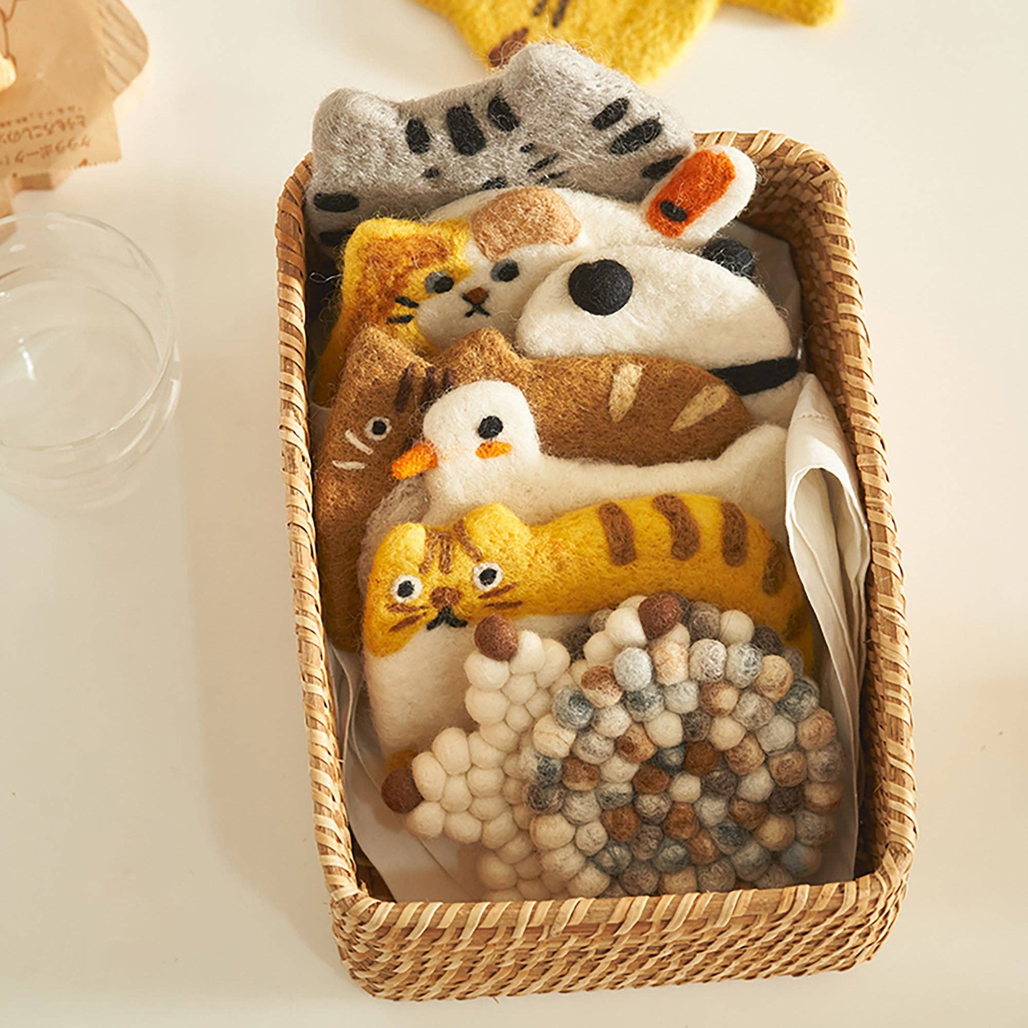 MinoCraft - Wholesale Coasters - Handmade felt coaster with animal patterns14