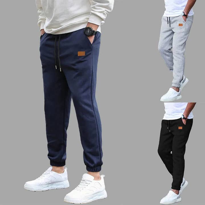 Men's Solid Color Simple Style Loose Men's Bottoms for wholesale by Aromatized Collection