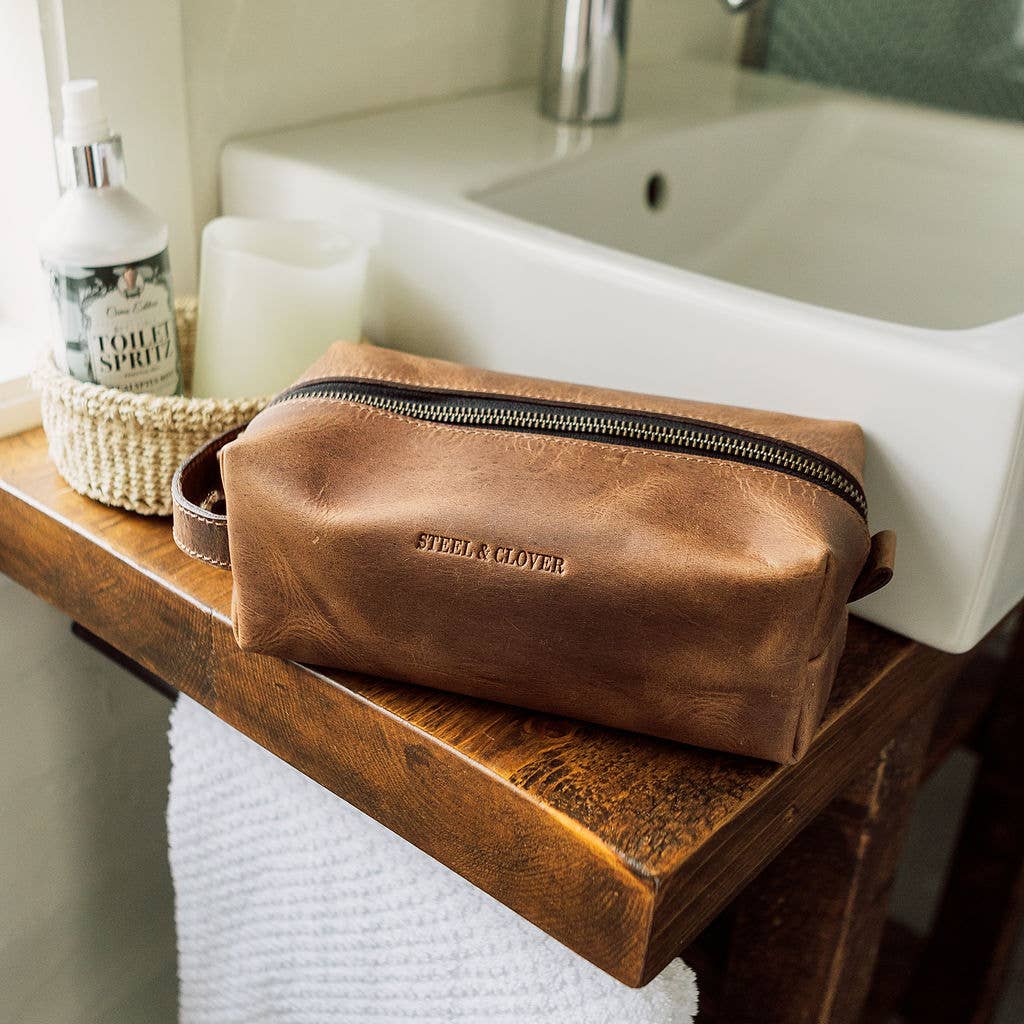 Steel & Clover - Wholesale Toiletry Bag - Men's - Reno Dopp Kit2