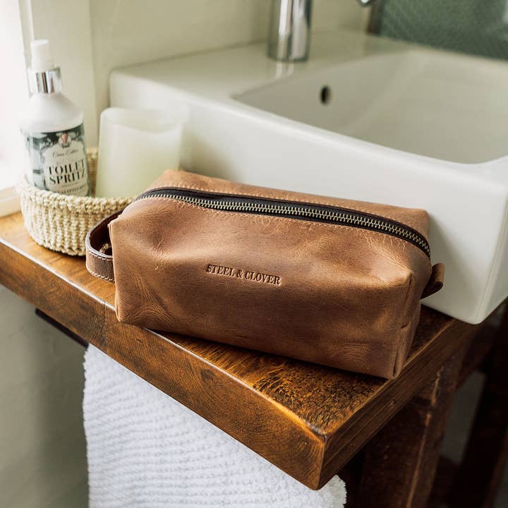 Steel & Clover - Wholesale Toiletry Bag - Men's - Reno Dopp Kit2