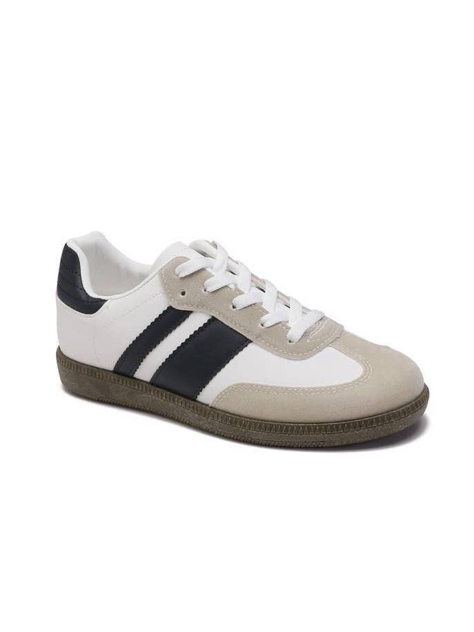 No Doubt Shoes - Wholesale Lifestyle Sneakers - Women's - WOMENS LACE UP CHUNKY SIDE DETAIL TRAINERS SNEAKERS