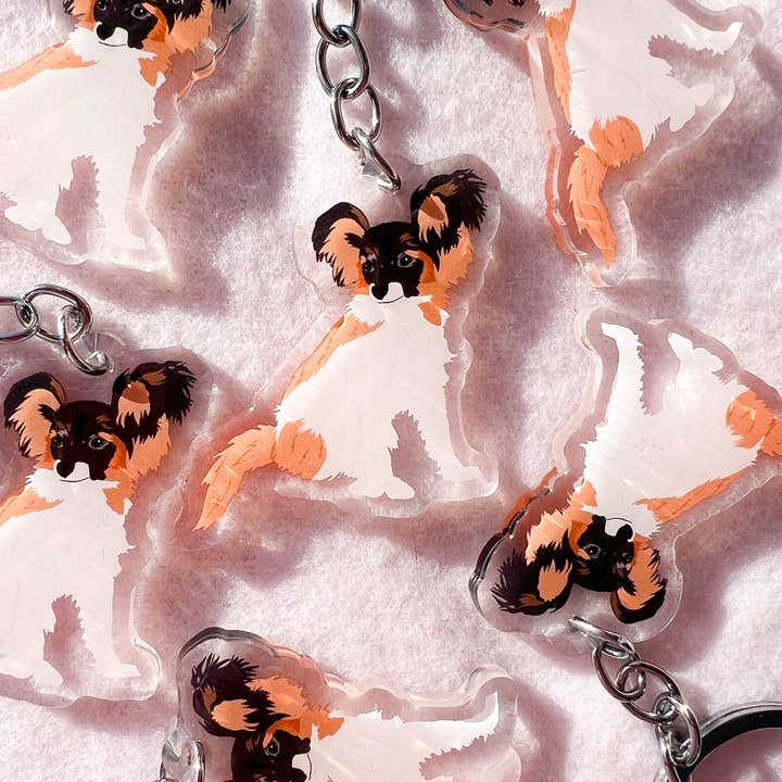 Our Cheery Corner - Wholesale Keychain - Unisex - Papillon Keychain