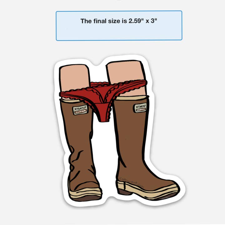 Sopow Art - Wholesale Sticker - Panty Dropper1