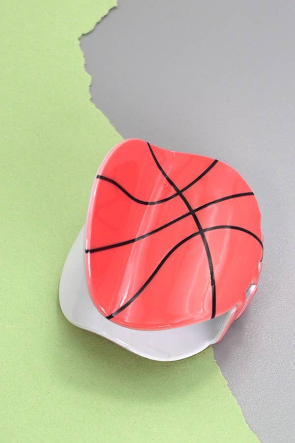 JOSSLYN by wall to wall - Wholesale Hair Clip - Women's - BASEBALL FOOTBALL GAME DAY HAIR CLAW CLIPS | 40H6365