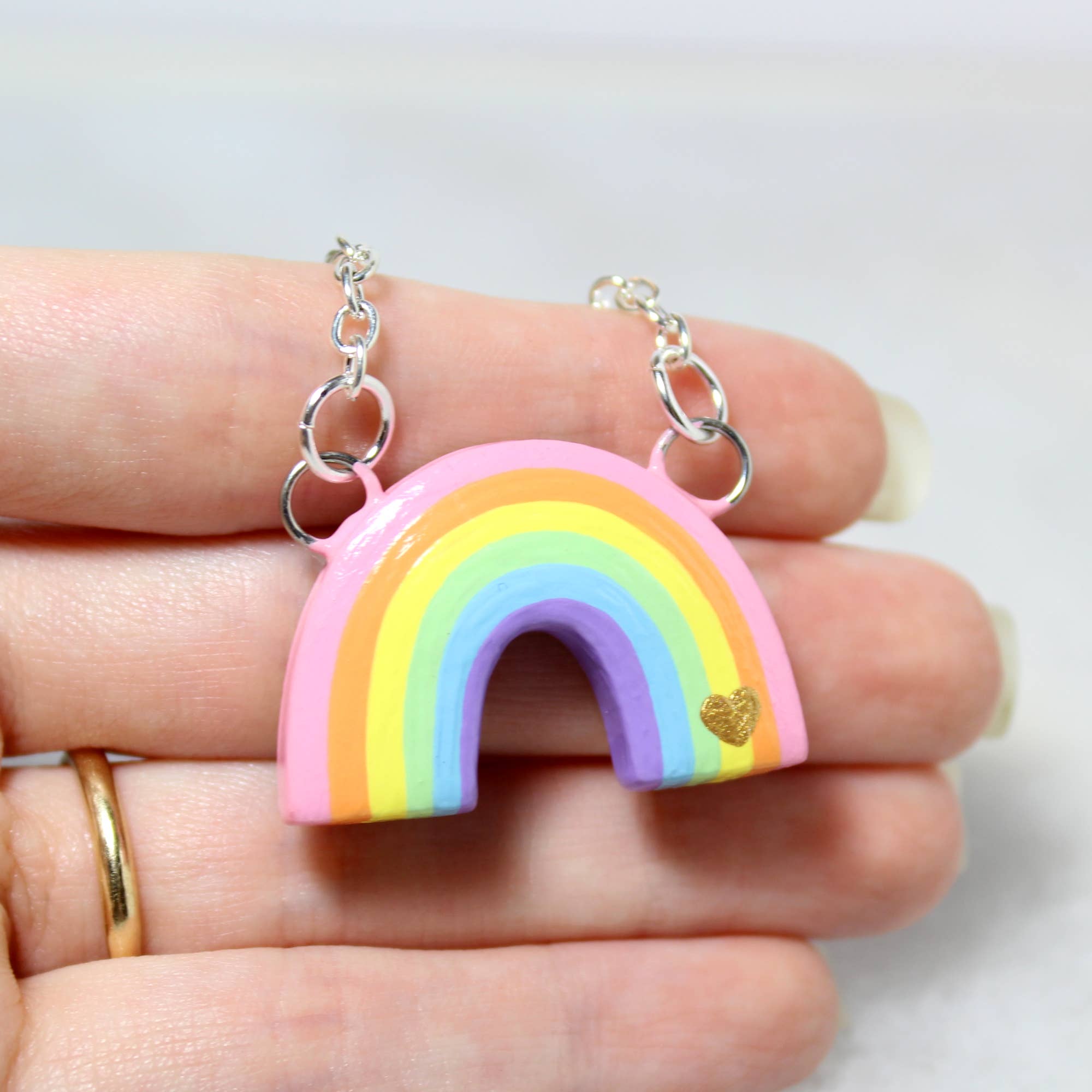 Mariposa Miniatures - Venta al por mayor Collares con colgantes/abalorios - Collar Arco Iris4