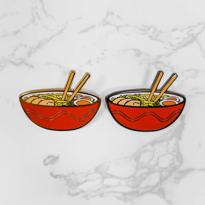 Ramen Enamel Pin for wholesale by The Hungry Sloth