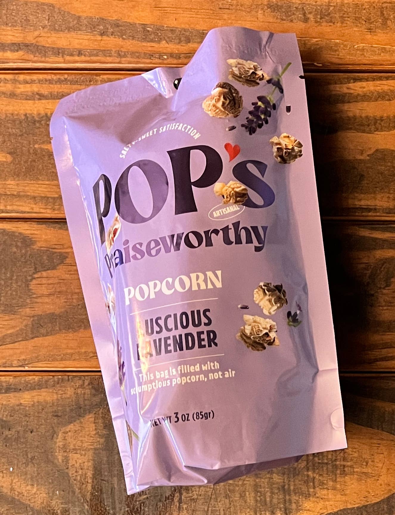 Pop's Praiseworthy Popcorn - Wholesale Popcorn - Pop's Praiseworthy Popcorn - Luscious Lavender - snack size3