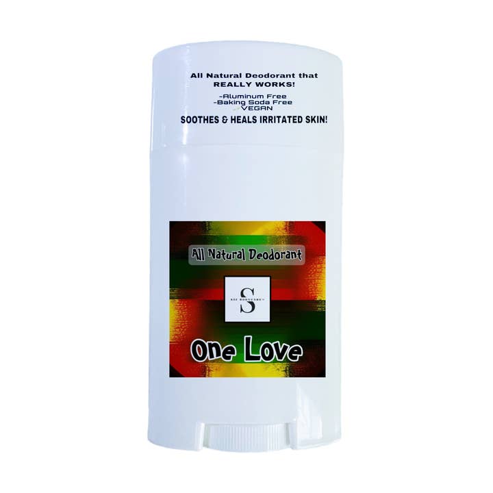 One Love Natural Deodorant, Aluminum Free, Baking Soda Free for wholesale by SĀF Body Care