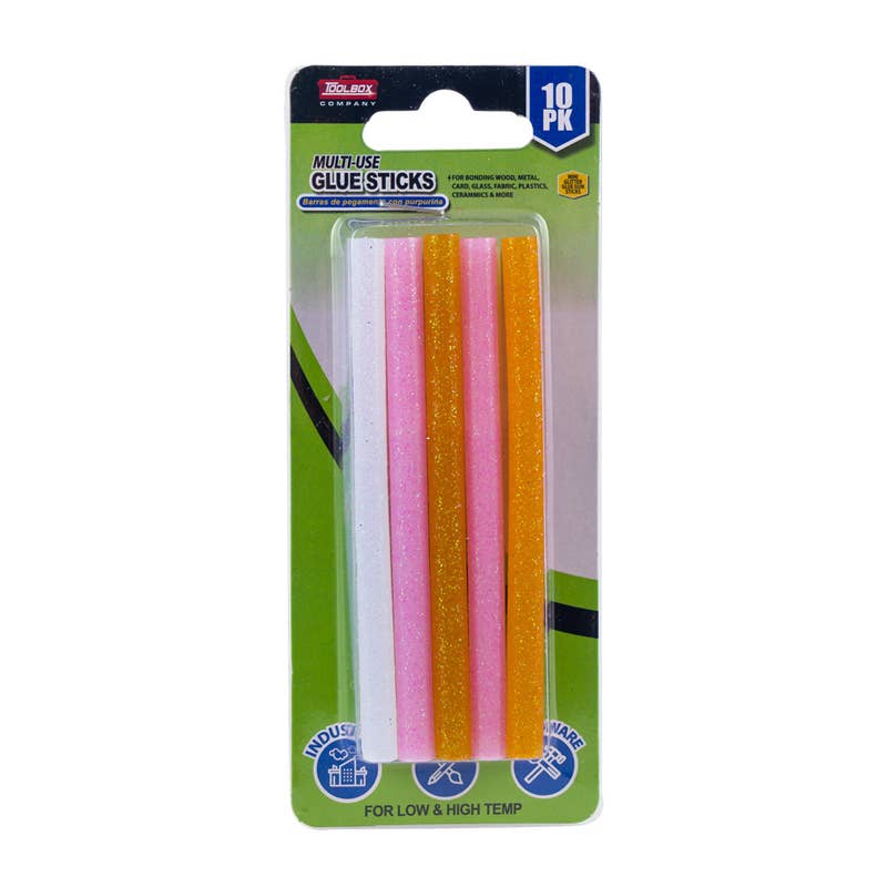 Deluxe Import Trading - Wholesale Glue - 10pk Multi-Use Glue Sticks - 4'' Refill Sticks0