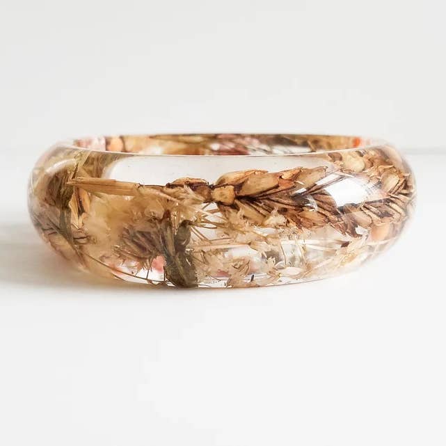 NThandmade Jewelry - Venta al por mayor Brazalete - Pulsera de trigo real, joyas hechas a mano, joyas de la naturaleza, regalos
