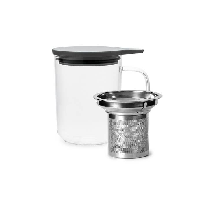 01living Ltd - Vendita all'ingrosso Servizi da tè - Tazza da tè da scrivania con infusore in acciaio inossidabile 400 ml / 13,5 oz4