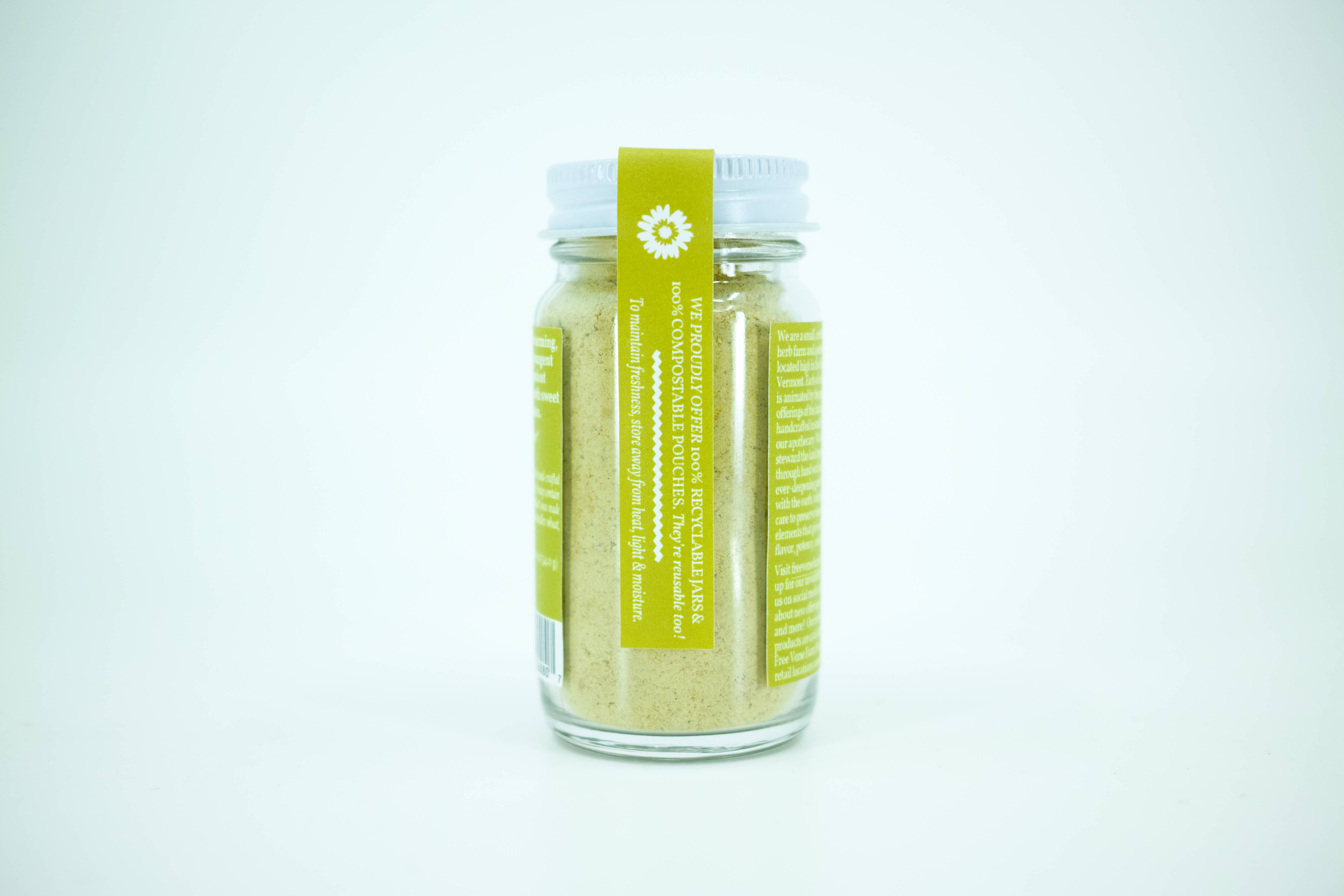 Free Verse Farm & Apothecary - Wholesale Dried Spice - Ginger Powder (Dried Culinary Herb)1