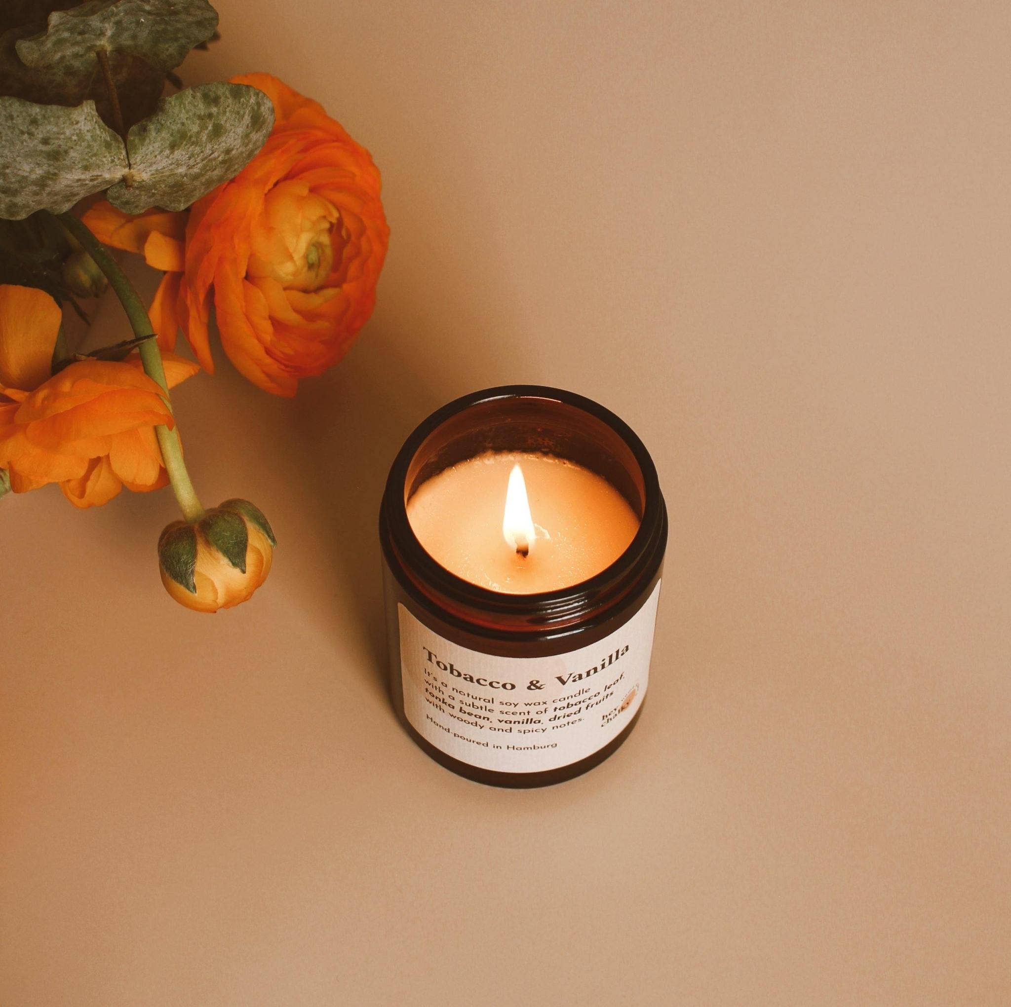 Hey Chalky GmbH - Wholesale Jar/Filled Candle - Sparkling Roses 155g Soy Candle | Made in Germany |Handmade3