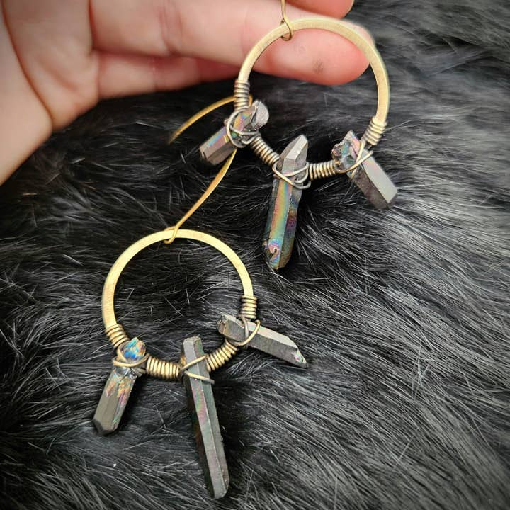 HECATE Earrings for wholesale by DARKSTAR MACHINATIONS