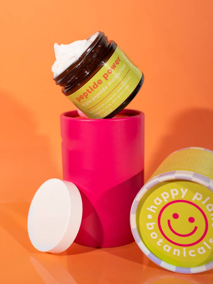 Triple Peptide Moisturizer 1 oz for wholesale by Happy Plant Botanicals