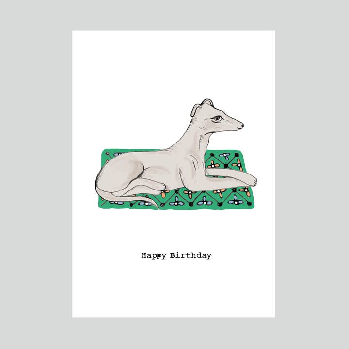 Biglietto di Compleanno per Cani - Levriero per la vendita all'ingrosso da parte di Rosie Wonders