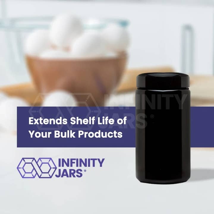 Infinity Jars - Wholesale Weckpot/glazen pot - 500 ml klassieke pot met brede mond met schroefdop2