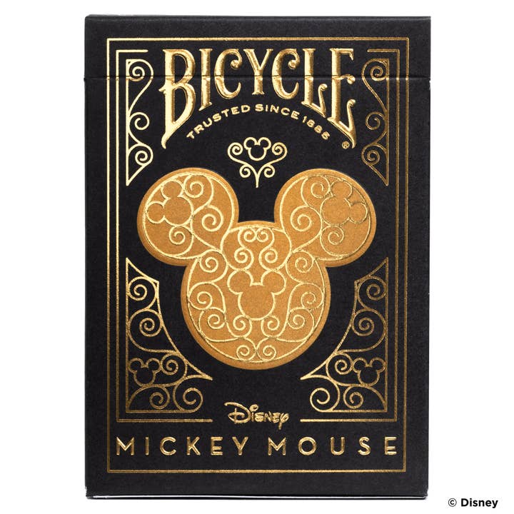 Cardshouse - Wholesale Playing Cards - Bicycle Disney Mickey Mouse Black And Gold Playing Cards1