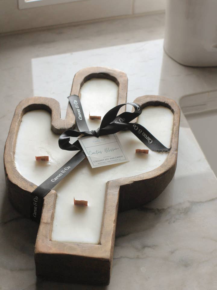 Candela Cactus Blossom ~ Cactus per la vendita all'ingrosso da parte di Caron & Co Bath and Body