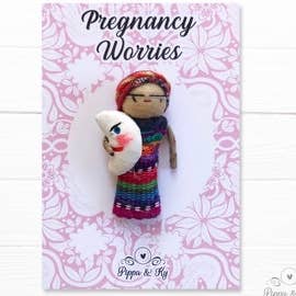 Guatemalan Pregnancy Worries Worry Doll for wholesale by Pippa & Ky