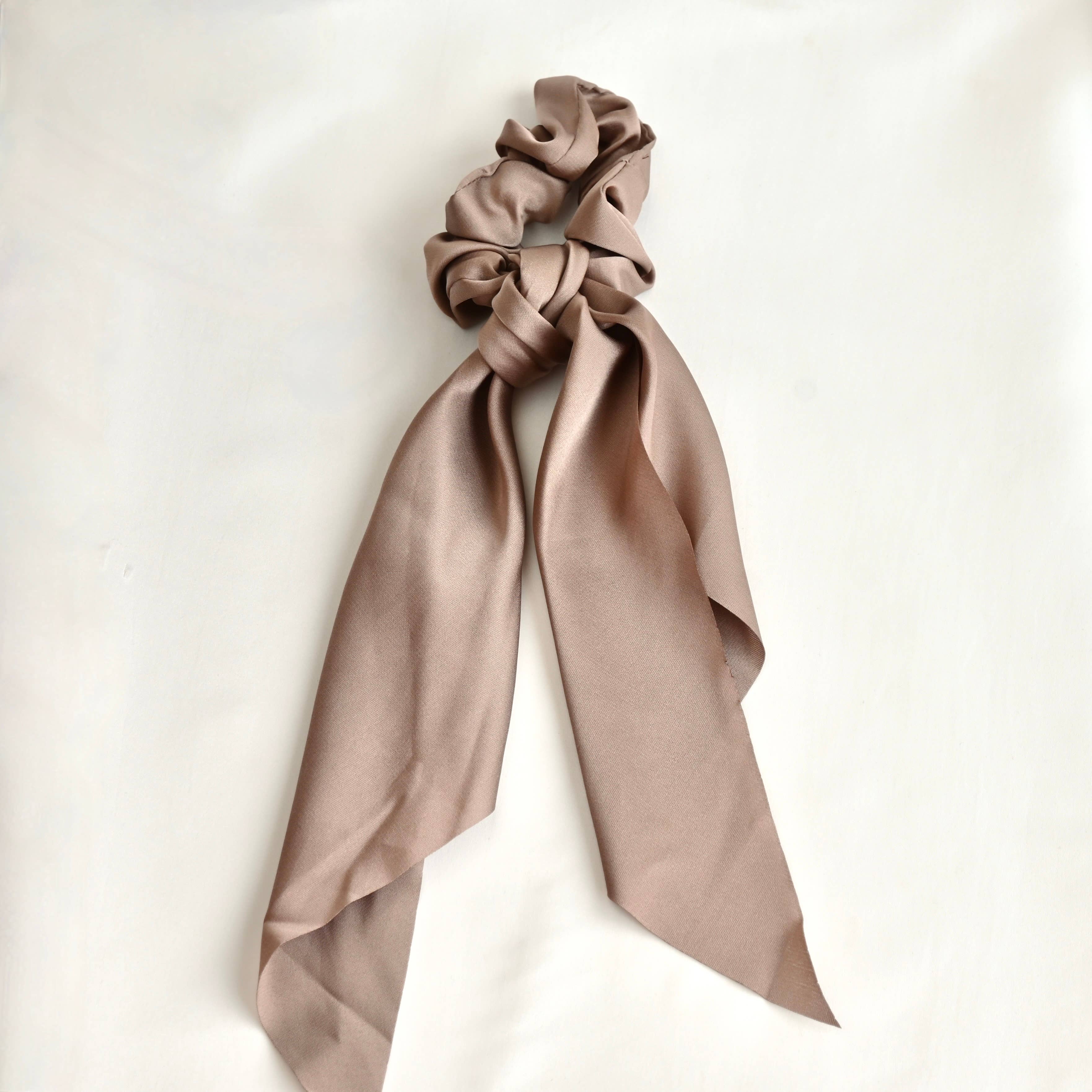 Blueyejewelry - Wholesale Hair Tie - Satin Bow Hair Tie - Satin Ruffled Ribbon Hair Tie 1