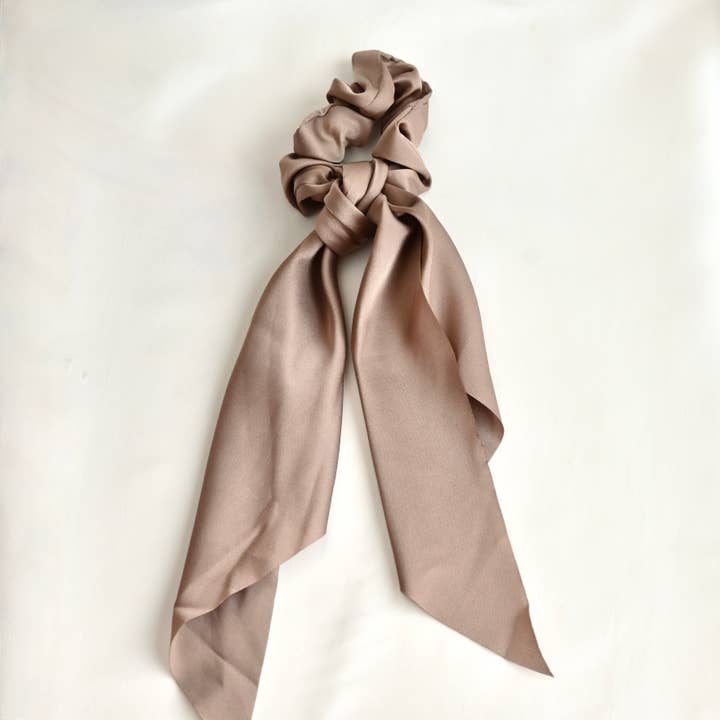 Blueyejewelry - Wholesale Hair Tie - Satin Bow Hair Tie - Satin Ruffled Ribbon Hair Tie 1