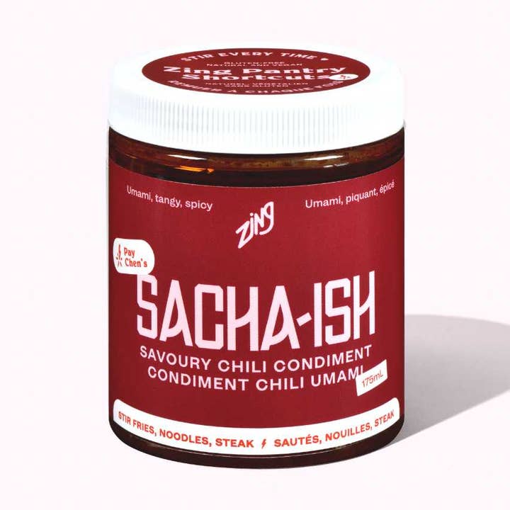 Pay Chen's Sacha-ish Chili Miso Condiment (Umami Packed!) for wholesale by Zing Pantry Shortcuts