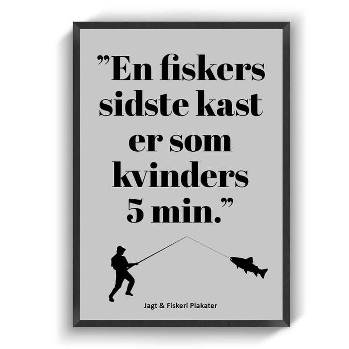 En fiskares sista kast är som kvinnors 5 min för wholesale av IMotive