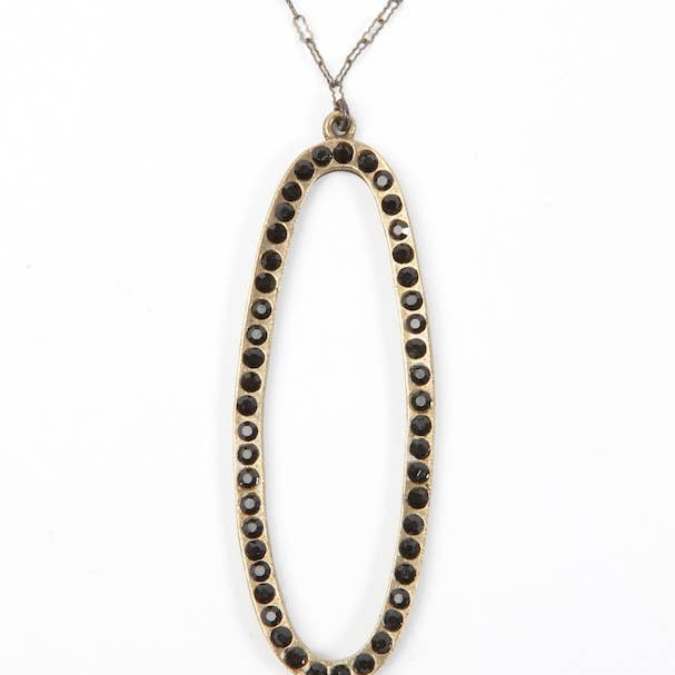 Rebel Designs Accessories - Vente Colliers à pendentif - Collier Goutte Ovale Ouvert