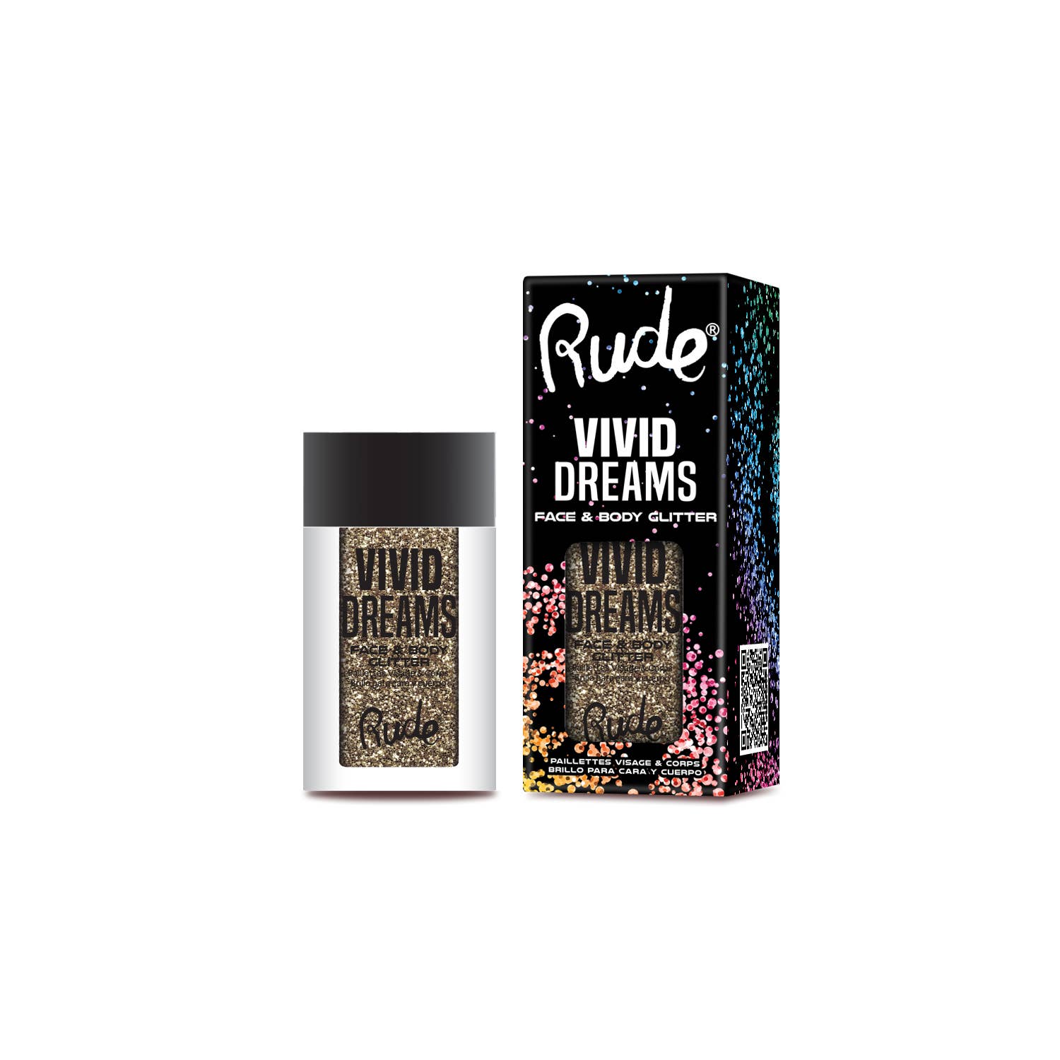 Rude Cosmetics - Wholesale Body Glitter/Shimmer - Vivid Dreams Face & Body Glitter9