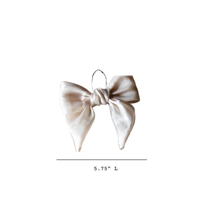 Luxe B Co - Wholesale Christmas Decoration - Bow Gauze Cream Set of 32