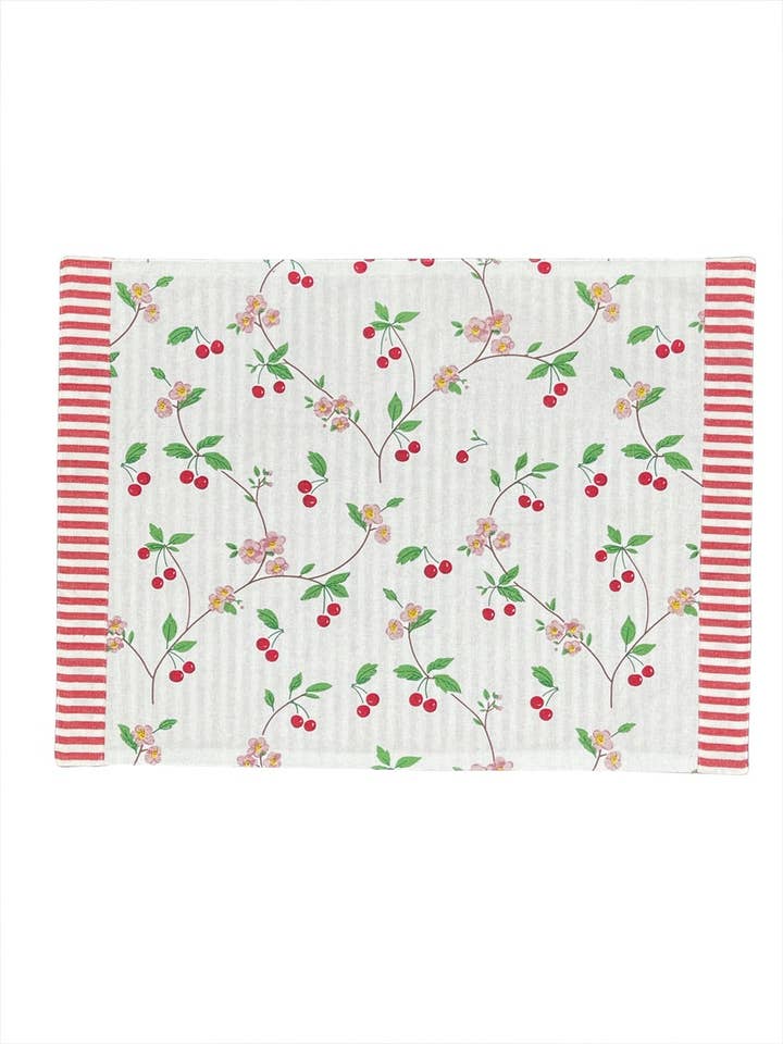 2-in-1 cherries placemat for wholesale by Danishville