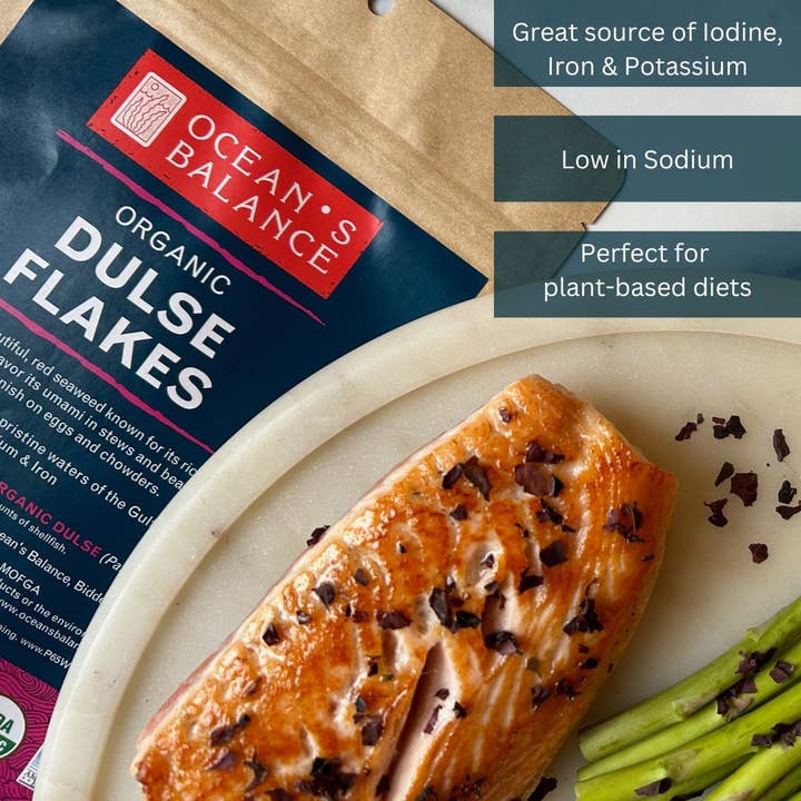 Ocean's Balance - Wholesale Dried/Dehydrated Vegetables - Organic Dulse Flakes