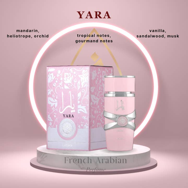 French Arabian Perfumes - Wholesale Perfume/Eau de Toilette - Yara Pink Eau De Perfume 100ml By Lattafa For Women