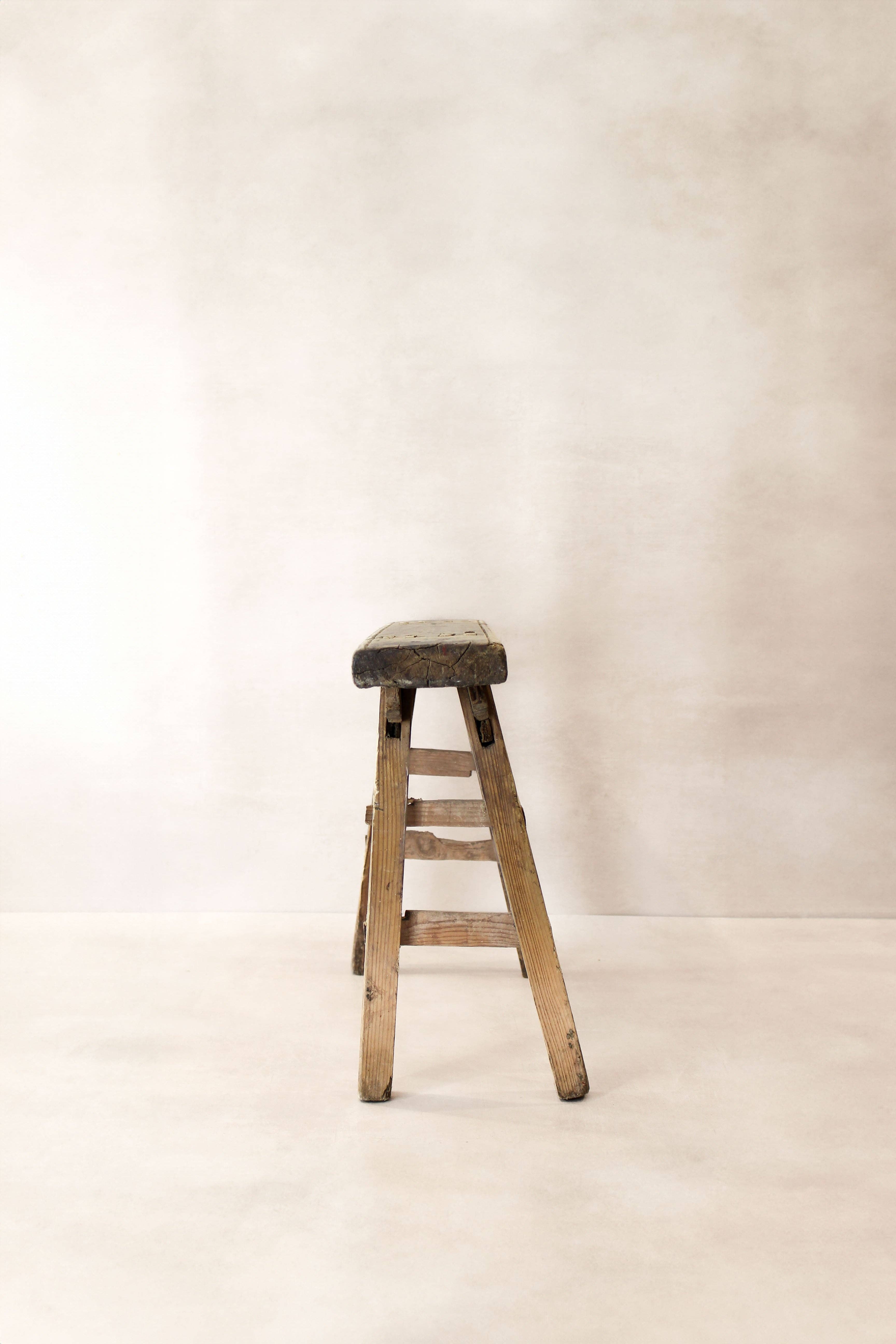 Botanical Boys – wholesale Bench – Antique Rustic Elm Bench 083