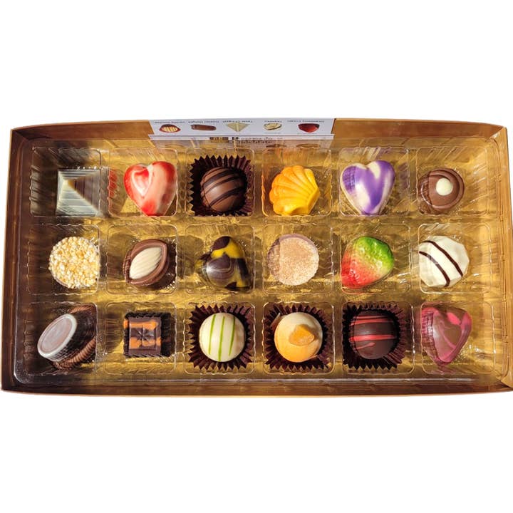Poppy's Chocolate - Wholesale Chocolate box - Gift Box 18 gourmet chocolates1