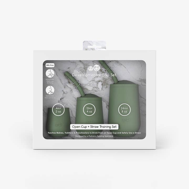 ezpz - Wholesale Drinking Glass/Cup - Kids & Baby - Developmental Cup Set (for Baby, Toddler, Preschooler)10