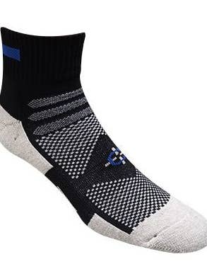 Blue Line Quarter Sock for wholesale by Covert Threads