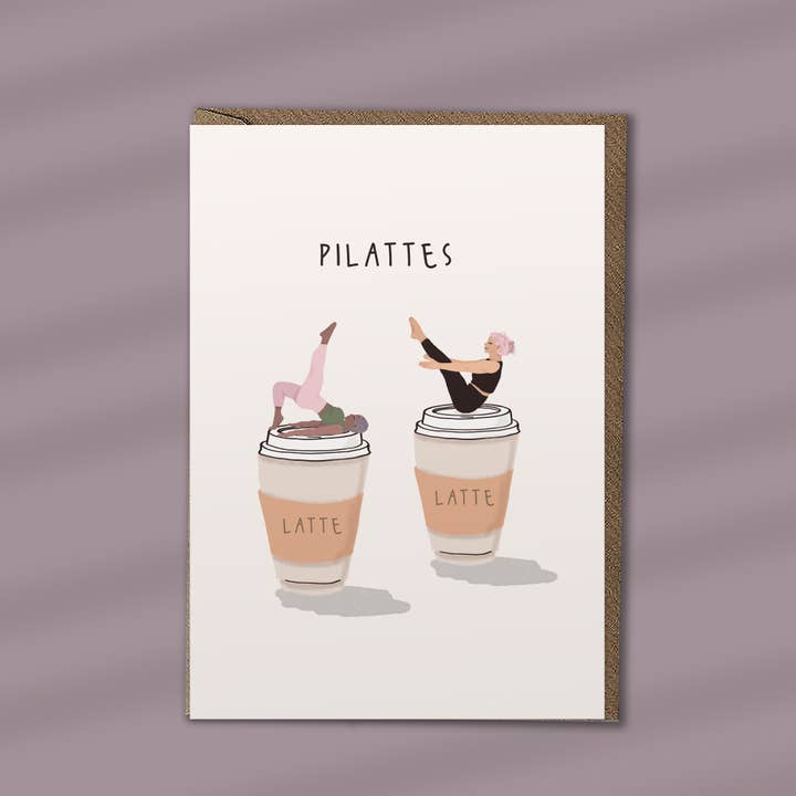Pixel & Bloom - Wholesale Birthday Card - Pilattes - Happy Birthday Card, Pilates Card, Pilates