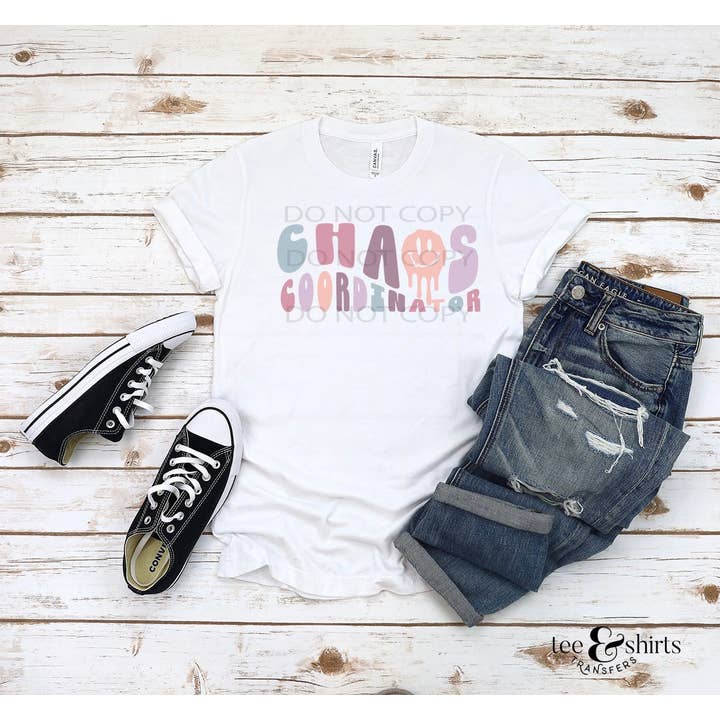 Chaos Coordinator DTF Transfer for wholesale by tee and shirts