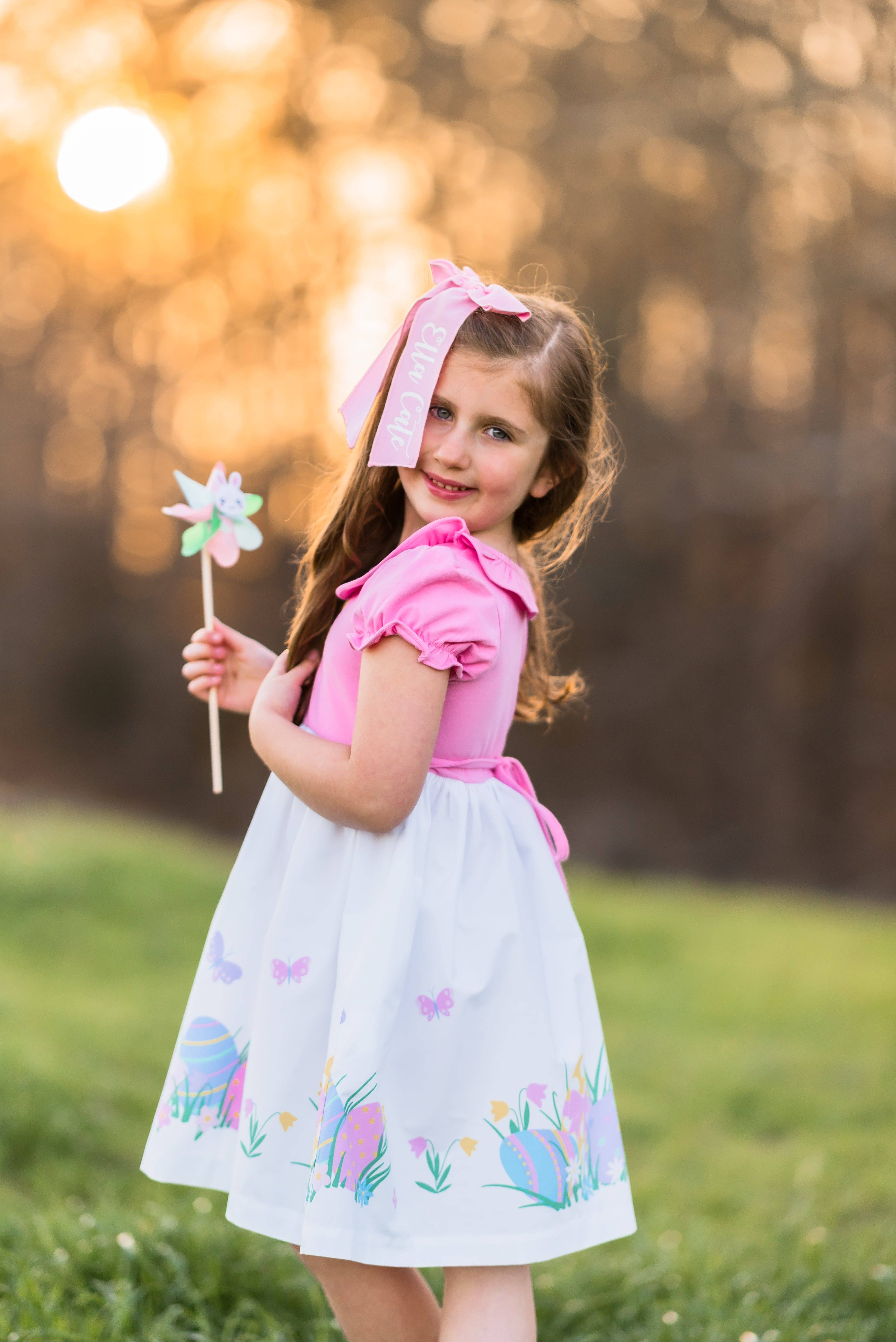 Posh Pickle - Wholesale Dress - Kids - Egg Hunt Knit Bodice Dress3