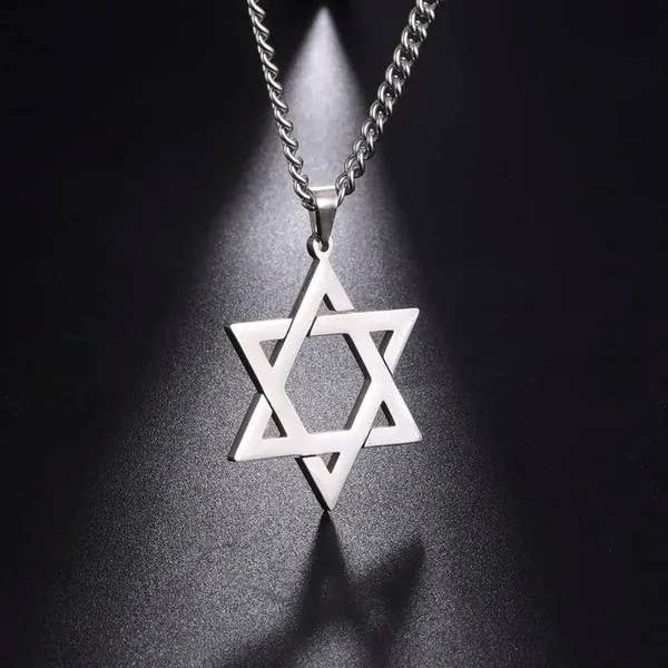 Syrrios Gifts LLC - Wholesale Pendant/Charm Necklace - Star of David Necklace Jewish Hexagram Pendant4