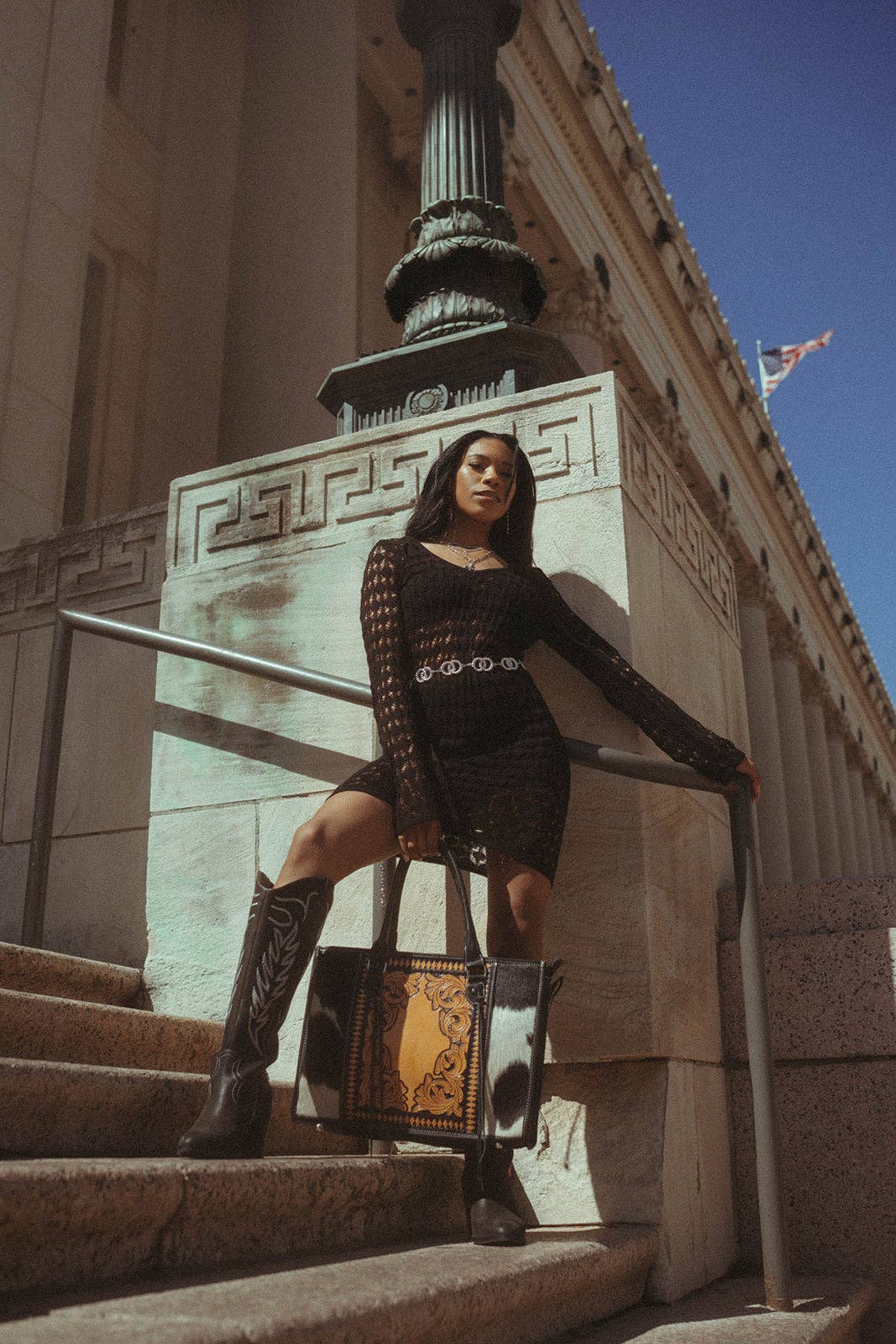 Haute Southern Hyde – Großhandel Tragetasche – Damen – The Jameson Cowhide Tote a Haute Southern Hyde von Beth Marie Exclusive1