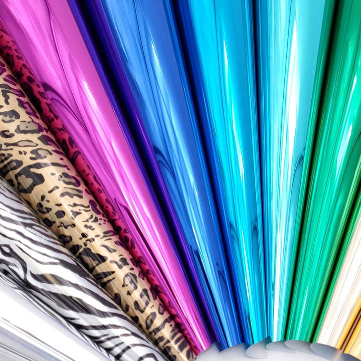 Soft Metallic Heat Transfer Vinyl 20In Wide, 12 In Long for wholesale by Primepick Inc.