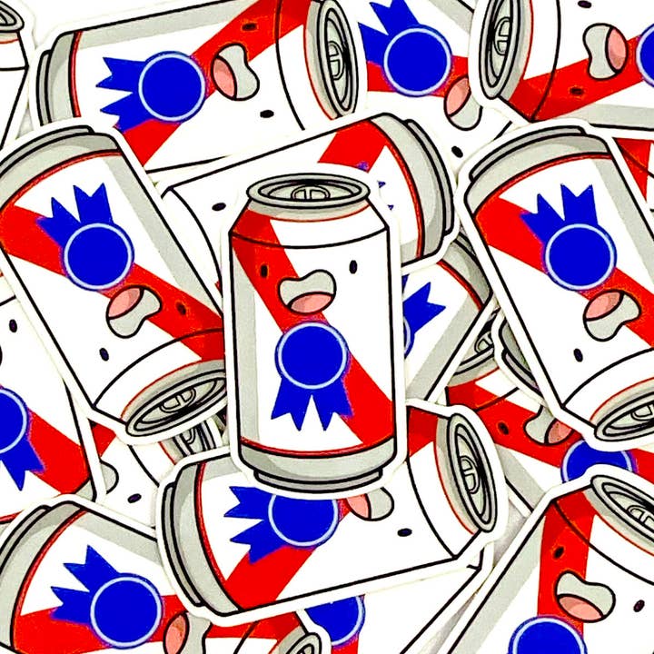Shop Emily M - Wholesale Sticker - Beer Can Mini Sticker1