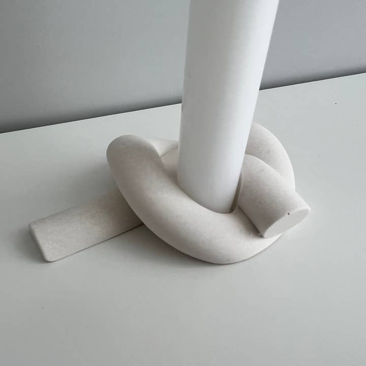 Knude lysestage for engroshandel hos Atelier Annalu