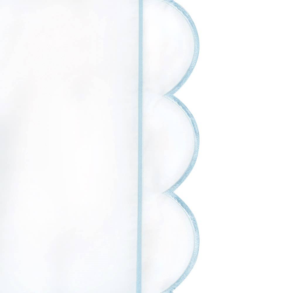 Mélange Home - Vente Housses de couette - Ensemble de housse de couette en percale de coton brodé à bord festonné12