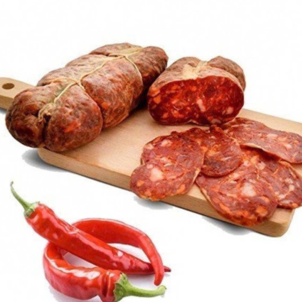 Calabria da Gustare – wholesale Salami – Artisanal Calabrese Soppressata Salami 350g2