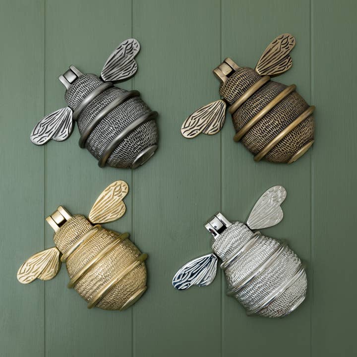 Brass bee - Wholesale Knob/Pull - ANDRENA Solid Brass Queen Bee Door Knockers - Premium Size9