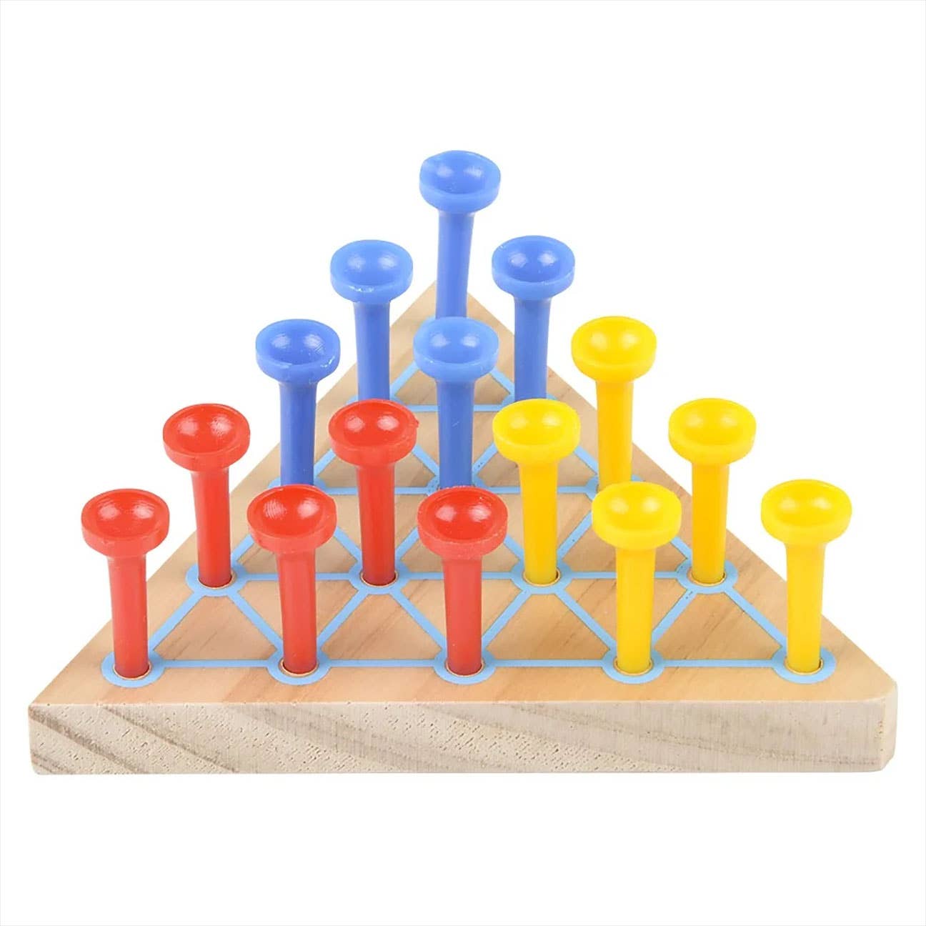 Curious Minds Toys – Großhandel Brettspiele – 1 Solitaire-Holzspiel — Klassisches Retro-Holzspiel — Peg Puzzle3